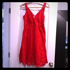 Red Calvin Klein dress, size 6.